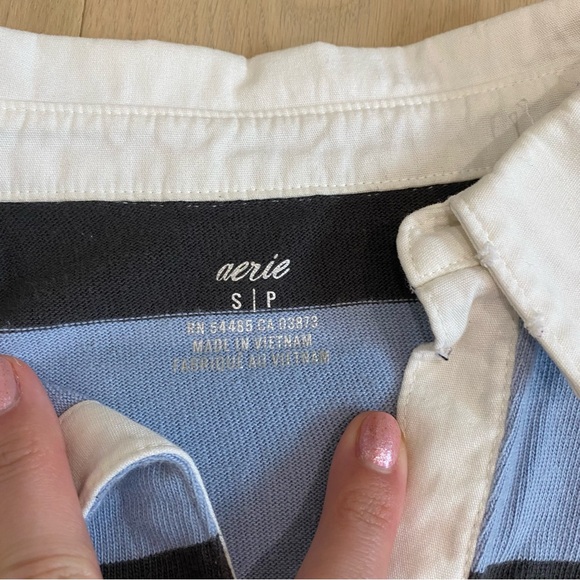 Aerie | Polo Collared Tshirt Bundle 💚🩵 - Picture 9 of 12